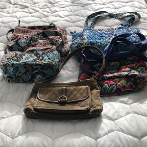 5 Vera Bradley Purses